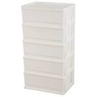 リビングチェスト 5段(FD2-WH) 1枚目画像