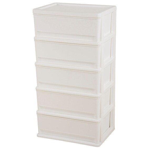 リビングチェスト 5段(FD2-WH) 1枚目画像