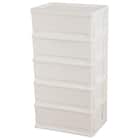 リビングチェスト 5段(FD2-WH) 1枚目画像