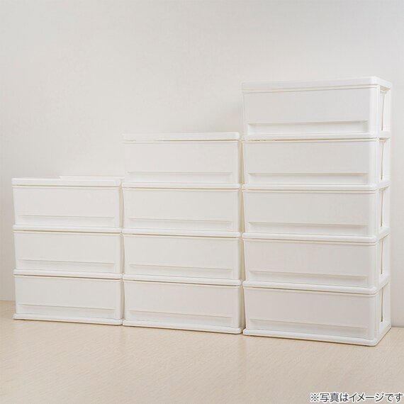 リビングチェスト 5段(FD2-WH) 3枚目画像