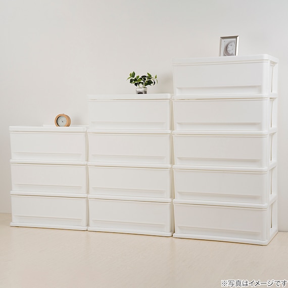 リビングチェスト 5段(FD2-WH) 4枚目画像