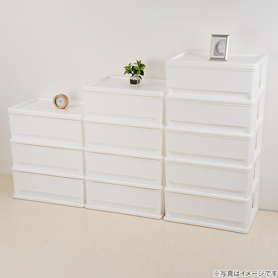リビングチェスト 5段(FD2-WH) 5枚目画像