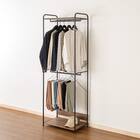 2段ハンガーラック(CS2G02 ブラック) 1枚目画像