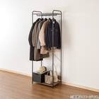 2段ハンガーラック(CS2G02 ブラック) 4枚目画像