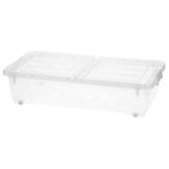 キャスター付き ベッド下収納/押入収納