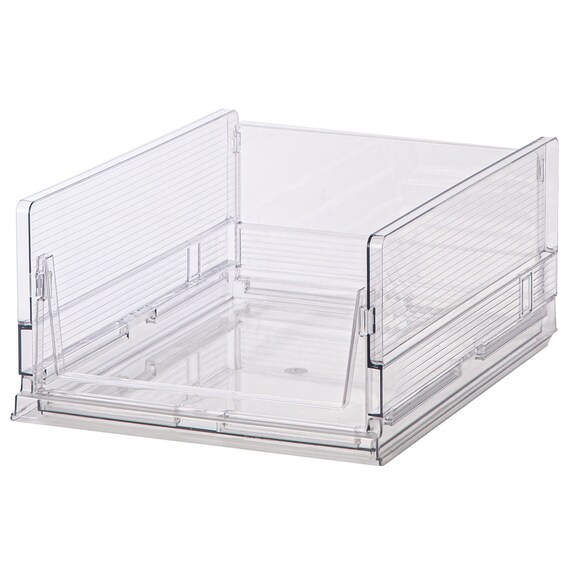 折畳み積み重ね収納 クリア S(WY-SK) 1枚目画像