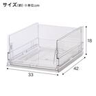 折畳み積み重ね収納 クリア S(WY-SK) 2枚目画像