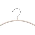 すべりにくいアーチハンガー 5本組(YK2G-41 幅41cm モカ) 2枚目画像