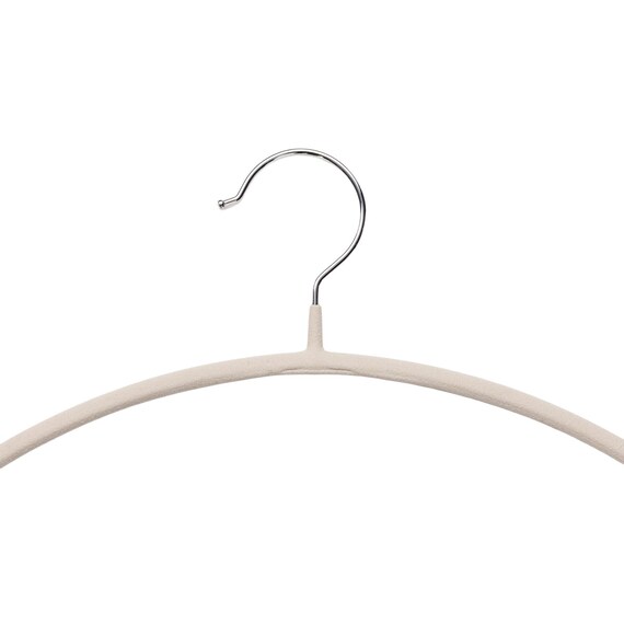 すべりにくいアーチハンガー 5本組(YK2G-41 幅41cm モカ) 2枚目画像