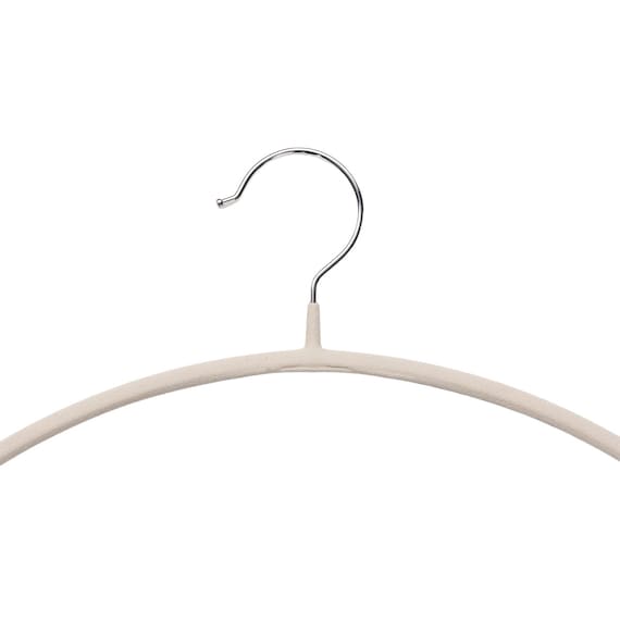 すべりにくいアーチハンガー 5本組(YK2G-41 幅41cm モカ) 2枚目画像