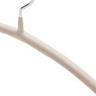 すべりにくいアーチハンガー 5本組(YK2G-41 幅41cm モカ) 4枚目画像