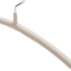 すべりにくいアーチハンガー 5本組(YK2G-41 幅41cm モカ) 4枚目画像