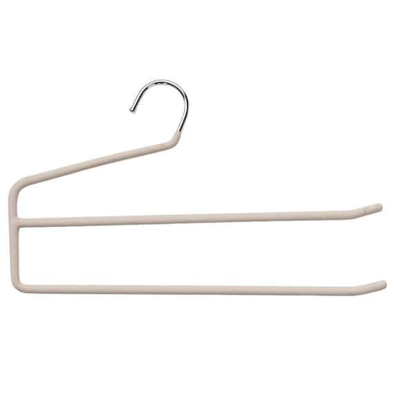 すべりにくい2段ハンガー(YK2G-S35 幅35cm モカ) 1枚目画像