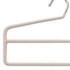 すべりにくい2段ハンガー(YK2G-S35 幅35cm モカ) 3枚目画像