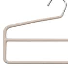 すべりにくい2段ハンガー(YK2G-S35 幅35cm モカ) 3枚目画像