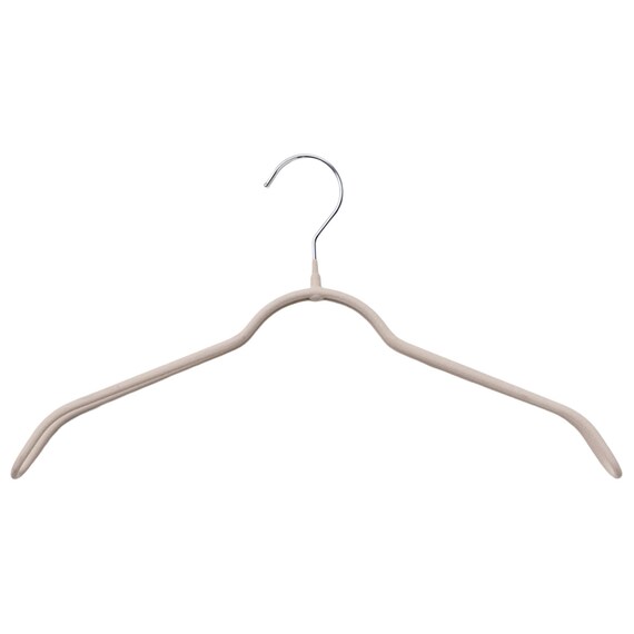 すべりにくいジャケットハンガー(YK2G-J44 幅44cm モカ) 1枚目画像