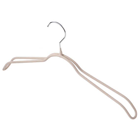 すべりにくいジャケットハンガー(YK2G-J44 幅44cm モカ) 2枚目画像