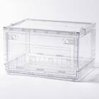 折りたためる クリア収納ケース 1枚目画像