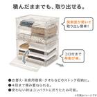 折りたためる クリア収納ケース 3枚目画像