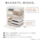 折りたためる クリア収納ケース 3枚目画像