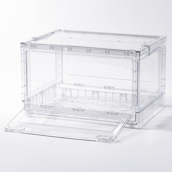 折りたためる クリア収納ケース 5枚目画像