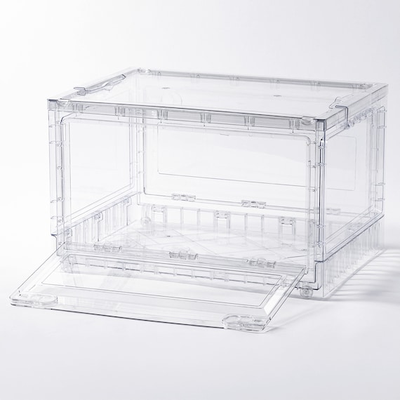 折りたためる クリア収納ケース 5枚目画像