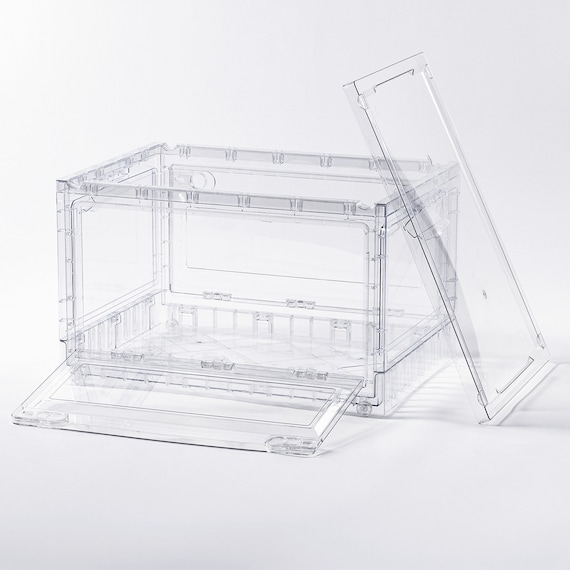 折りたためる クリア収納ケース 6枚目画像