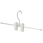 フックが回転する アルミ製 スカート・ズボンハンガー 2本組(YK2G-SZ) 4枚目画像