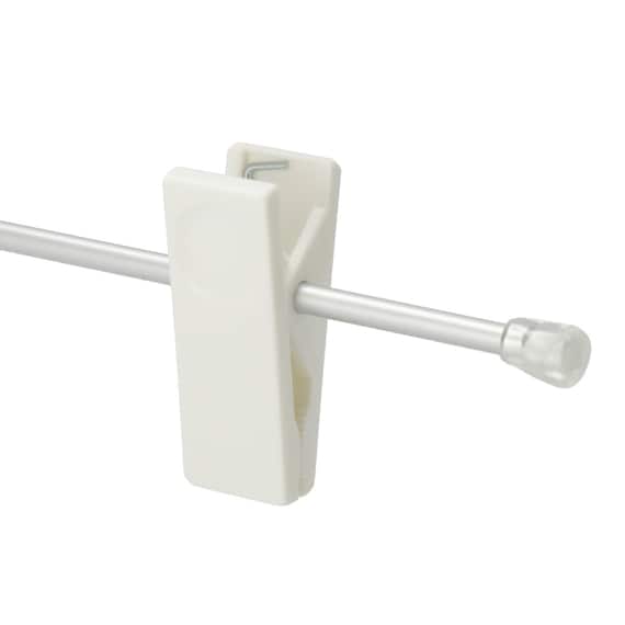 フックが回転する アルミ製 スカート・ズボンハンガー 2本組(YK2G-SZ) 6枚目画像