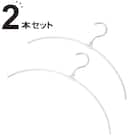 フックが回転するアルミアーチハンガー 2本組(YK2G-AAH) 1枚目画像