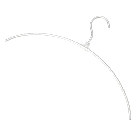 フックが回転するアルミアーチハンガー 2本組(YK2G-AAH) 3枚目画像