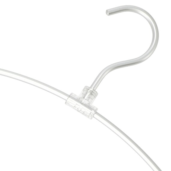 フックが回転するアルミアーチハンガー 2本組(YK2G-AAH) 5枚目画像