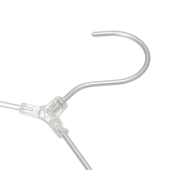 フックが回転するアルミハンガー 3本組(YK2G-AH) 6枚目画像