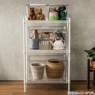 積み重ねできる ふた付き クリア収納ボックス S 4枚目画像