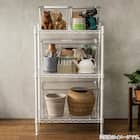 積み重ねできる ふた付き クリア収納ボックス S 4枚目画像