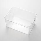 積み重ねできる ふた付き クリア収納ボックス S 8枚目画像