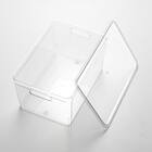 積み重ねできる ふた付き クリア収納ボックス S 10枚目画像