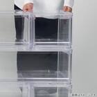 組合せ可能な 透明収納ケース 4点セット (幅78cm×高さ48cm NS5224-2) 16枚目画像