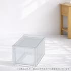 組合せ可能な 透明収納ケース (幅26cm×高さ24cm NS2624-2) 衣類・隙間・リビング・子供用にマルチに活躍 クリアケース 1枚目画像