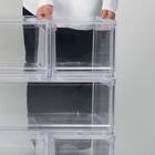 組合せ可能な 収納ケース2 透明(幅26cm×高さ24cm NS2624) 10枚目画像