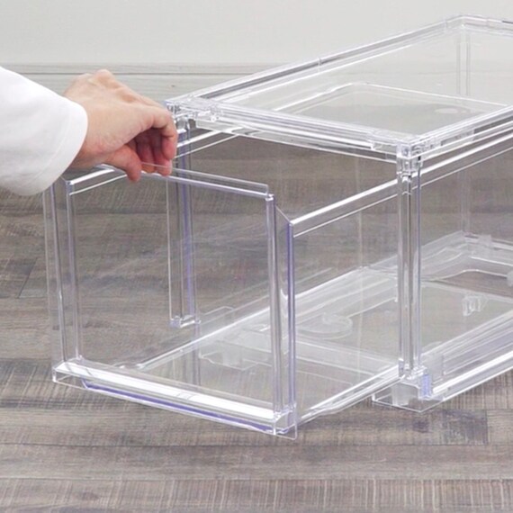 組合せ可能な 収納ケース2 透明(幅26cm×高さ24cm NS2624) 11枚目画像