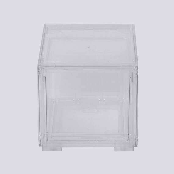 組合せ可能な 透明収納ケース (幅26cm×高さ24cm NS2624-2) 衣類・隙間・リビング・子供用にマルチに活躍 クリアケース 19枚目画像