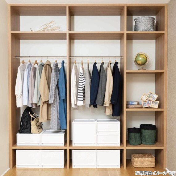 収納ケース フィッツケース奥行40cm(幅30×高さ20cm  FC40-3020 ホワイト) 9枚目画像