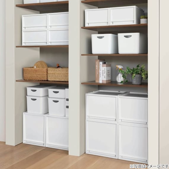 収納ケース フィッツケース奥行40cm(幅30×高さ20cm FC40-3020 ホワイト) 13枚目画像