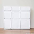 収納ケース フィッツケース奥行40cm(幅30×高さ20cm  FC40-3020 ホワイト) 15枚目画像