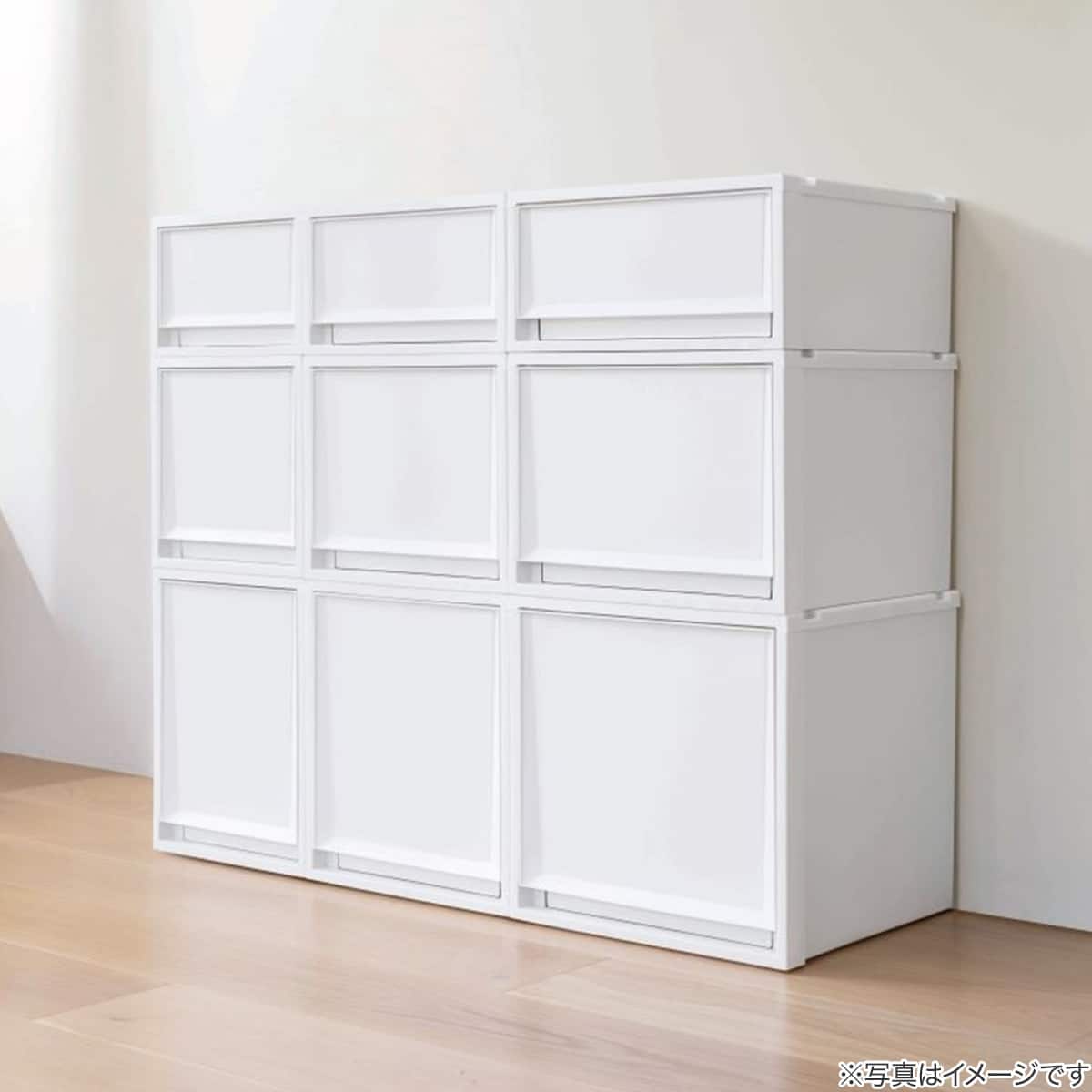 収納ケース フィッツケース奥行40cm(幅40×高さ20cm FC40-4020 ホワイト