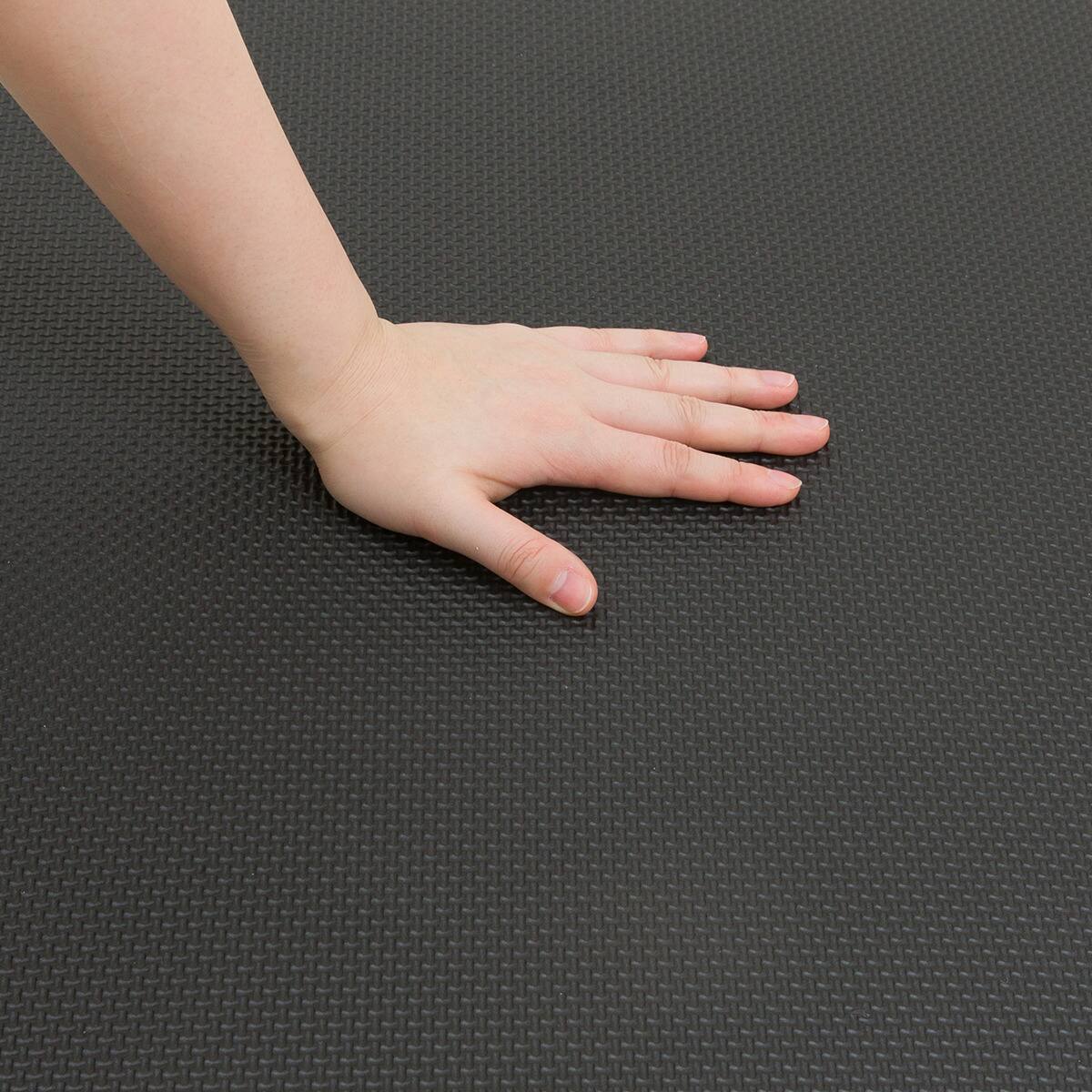抗菌大判パズルマット 30枚 ふち付き 約6帖(ブラック/グレー 60×60cm 抗菌大判パズルマット 30枚 ふち付き 約6帖(ブラック/グレー 60×60cm