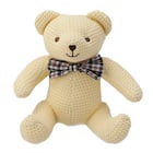 ぬいぐるみ ニットネクタイクマ (YE QT06) 2枚目画像