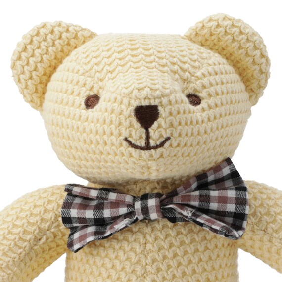 ぬいぐるみ ニットネクタイクマ (YE QT06) 5枚目画像