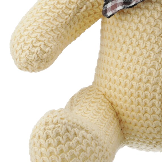 ぬいぐるみ ニットネクタイクマ (YE QT06) 6枚目画像